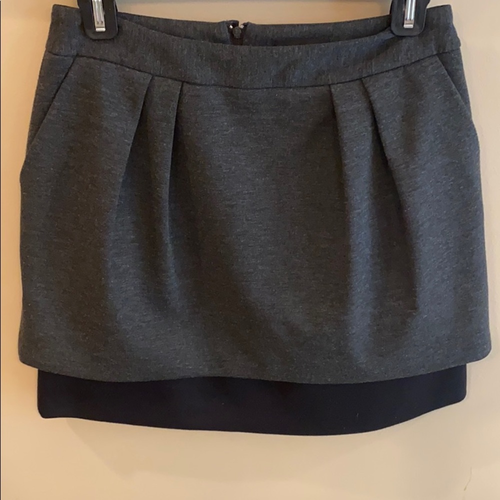 Aqua Grey and Black Skirt Size 2